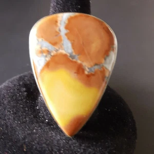 Mookaite 925 Fine Solid Sterling Silver Ring Size 9 Genuine GemStone Gem Stone - Picture 1 of 18