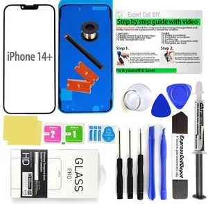 Kit de reemplazo de lentes de vidrio exterior con pantalla frontal para Apple iPhone 14 Plus - Imagen 1 de 13