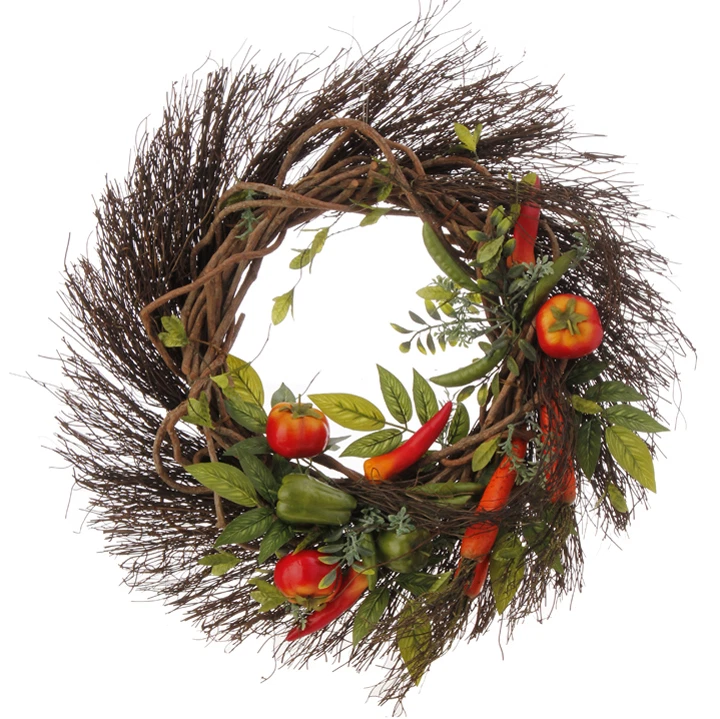 RAZ Imports ~ 24" Guirnalda de verduras y pimienta de campo ~ Mercado de agricultores Foto 1 de 1