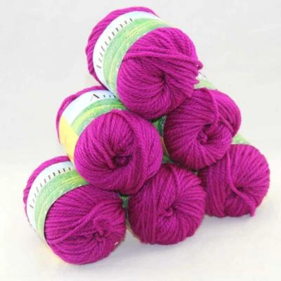 Venta Nuevo 6 Bolas x 50gr Grueso Cálido Lana Terciopelo Envoltura Mantón Tejido a Mano Hilo 12 Foto 1 de 4