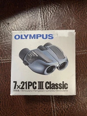 Binóculos Olympus 7x21PC III Classic novo na caixa - Imagem 1 de 3