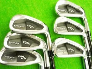 TOUR-AD SHAFT! CALLAWAY LEGACY BLACK 6PC S-FLEX IRONS SET GOLF CLUBS - Picture 1 of 4