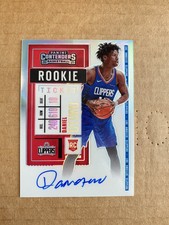 2020-21 Contenders Daniel Oturu Premium Rookie Ticket Auto SP #108 Clippers