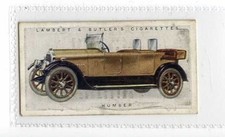 (Jy835-100) Lambert & Butler,Motor Cars A Series,Humber,1922 #15