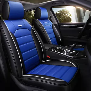 Blue 5 Seat Car Seat Covers Luxury Front Rear Cushions Fit Skoda Octavia Superb - Picture 1 of 12