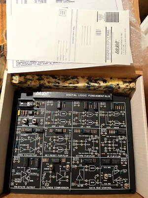 Fundamentos de lógica digital Lab-Volt 91014-20 placa placa laboratorio voltios placa Foto 1 de 4