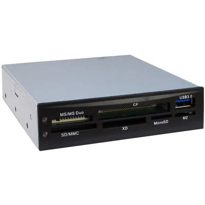 Inter-Tech Multicardreader CI-01, Kartenleser, schwarz - Bild 1 von 2