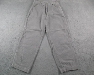 Billabong Pants Mens Size 34 Gray Thick Corduroy Vintage 90s Surfer Baggy - Picture 1 of 15