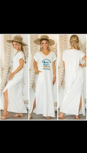 Plus Size T-shirt Maxi Dress - Picture 1 of 3
