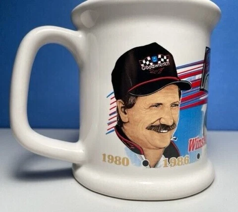 3 Dale Earnhardt 7 Time Winston Cup Champion Coffee Cup/mug GM Goodwrench Lumina Cover