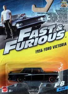 1956 Ford Victoria Fast & Furious F8 1:55 Mattel FCF80 FCF60 wie Hot Wheels - Bild 1 von 2