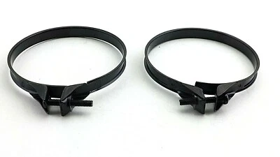 2FASTMOTO SET OF 2 BLACK BAND CLAMP, 40-46mm RANGE (1.57" - 1.69") 25-3114A - Image 1 of 3