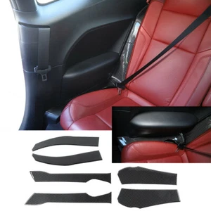 Borde de panel lateral interior de fibra de carbono suave para Dodge Challenger 2015-2022 - Imagen 1 de 9