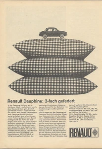 Renault Dauphine 60er - Vintage Werbung Ad Anzeige Reklame yellowed_vintageads - Bild 1 von 1