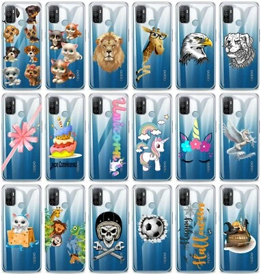 Custodia Cover per ZTE Blade A52 in TPU morbido e trasparente fantasia U1 - Immagine 1 di 2