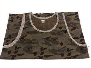 Old Navy Tank Top Shirt Men Size XL Green Camo Print  - Picture 1 of 6