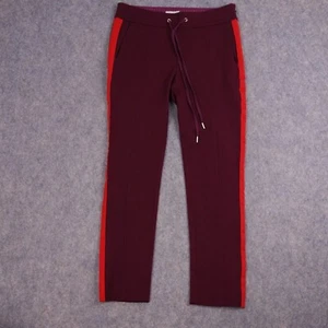 Anthropologie Pants Size 2 Essential Slim Red Drawstring Womens - Picture 1 of 10