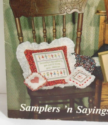 Insanity is Hereditary You Get It From Your Children CROSS STITCH PATTERNS - Image 1 of 2