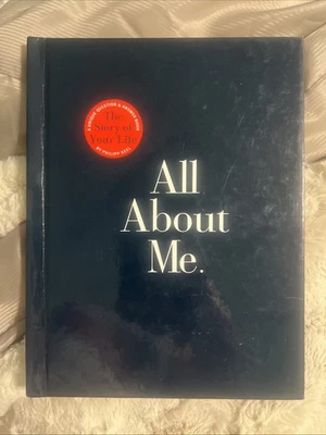 Journal Book All About Me Navy Blue 8” H X 6” W New - Image 1 of 3