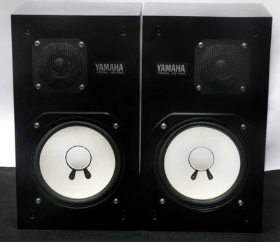 YAMAHA NS-10M Studio Monitor Speakers Banana Terminals Matched Pair Tested Japan - Image 1 of 4