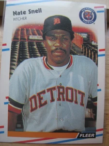 Nate Snell Detroit Tigers 1988 Fleer #70 Nate Snell - Bild 1 von 2