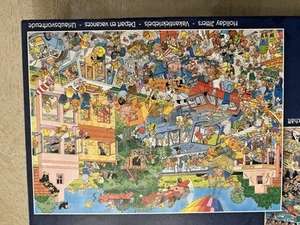 Jumbo 2x1000p Jan van Haasteren: The Music Shop/Holiday Jitters puzzles COMPLETE - Picture 1 of 5