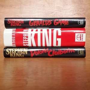 Stephen King Lot of 3 HCDJ 1st Edition Insomnia Geralds Game Dolores Claiborne - Bild 1 von 21