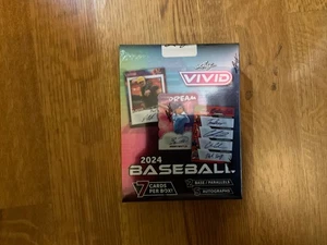 2024 Leaf Vivid Baseball Factory Sealed 5 Auto Per Hobby Box - Picture 1 of 6