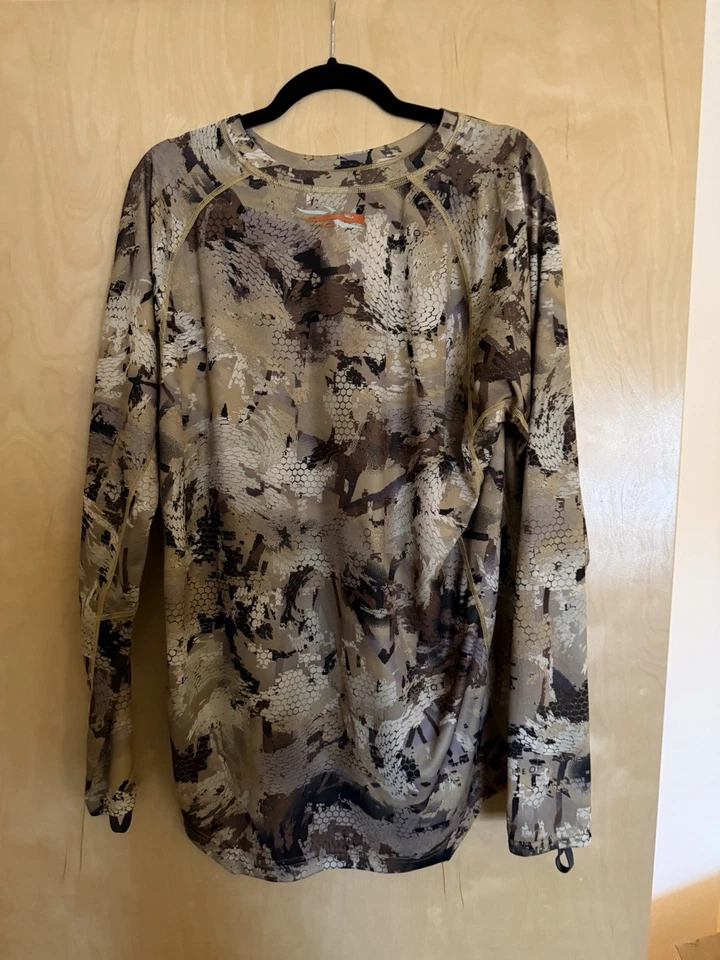 Sitka Gear Core Men's Lightweight Crew Long-Sleeve Shirt - Marsh  Size XL - Image 1 of 2