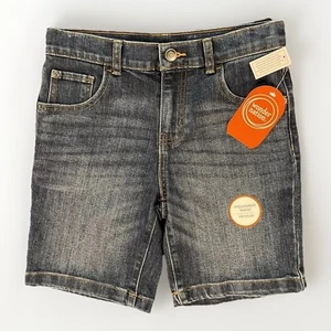 Wonder Nation Distressed Denim Blue Shorts Dark Wash Boys 10 NWT NEW - Picture 1 of 11