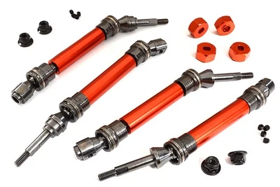 Front & Rear Universal Drive Shaft Set for Traxxas 1/10 Slash 4X4 6851X 6852X - Image 1 of 3