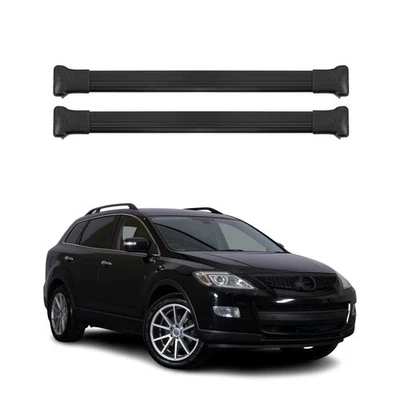 Roof Rack Cross Bars Luggage Carrier for Mazda CX-9 2013-2015 Black 2Pcs - Imagem 1 de 4