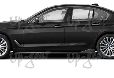 Falda lateral pintada universal negra basculante divisores difusor labio 59" x 4" 6 piezas Foto 1 de 4