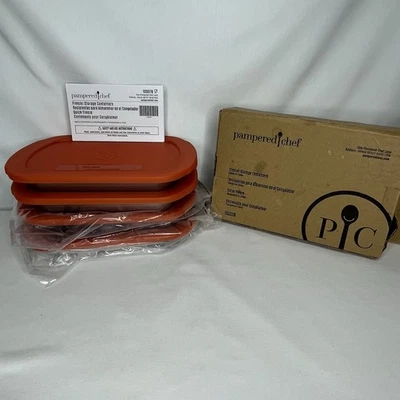 Pampered Chef Gefrierschrank Aufbewahrung Behälter mit Deckel 100078 Quick Freeze 2er Set - Bild 1 von 4