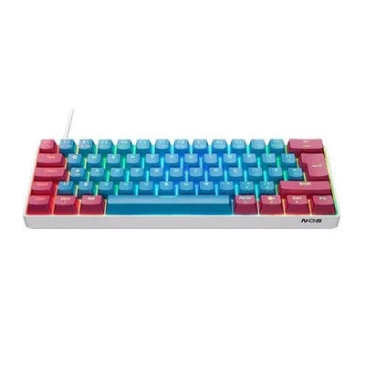 Nos C450 Mini Pro RGB Gaming Keyboard Mechanical Wired Lollipop Qwerty Layout Uk - Image 1 of 4
