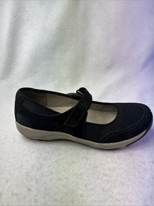 Dansko Hennie Mary Jane Athletic Shoes Womens 38 8 Black Suede Comfort Flats - Picture 1 of 9