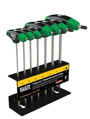 Klein Tools JTH67T Hex Key Set, TORX T-Handle, 6-Inch with Stand, 7-Piece - Image 1 of 4
