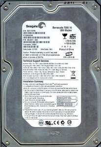 SEAGATE IDE 200GB ST3200820A P/N 9BJ03F-300 F/W 3.AAC WU - Picture 1 of 1
