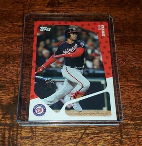 JUAN SOTO 2019 TOPPS THROWBACK THURSDAY #2 #TBT WASHINGTON NATIONALS! HOT!