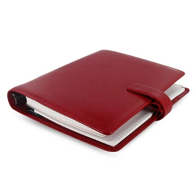 1x Filofax A5 Metropol Organizador Planificador Cuaderno Diario Libro Cuero Rojo Moda Foto 1 de 4