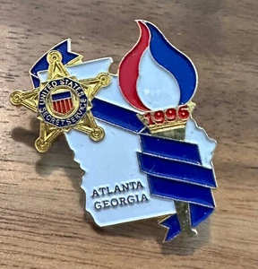 Prendedor de seguridad olímpica mini insignia del Servicio Secreto de Estados Unidos Atlanta 1996 - Imagen 1 de 1