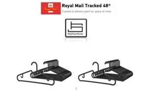IKEA SPRUTTIG Black Heavy Duty Clothes Hangers–20 Pack | Slim & Strong Plastic - Picture 1 of 6