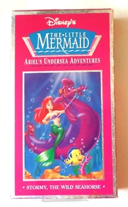 Video de colección The Little Mermaid Stormy The Wild Seahorse Walt Disney años 90 VHS - Imagen 1 de 4