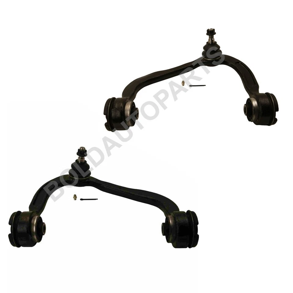 Juego de pares de rótulas de brazos de control superiores delanteros MOOG para Ford F150 Expedition Foto 1 de 4