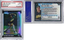 1999 Bowman Chrome Refractor Mark Mulder #355 PSA 9 MINT Rookie RC