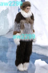 CHANEL 10A  2010 NEW MOST WANTED RUNWAY FANTASY FUR HOODED JACKET COAT 36 - Picture 1 of 12