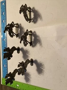 Lot X 6 Vintage Cast Lead Metal Military Toy Soldiers Army Horse Indians figures - Picture 1 of 10