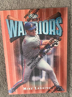 Mike Lansing 1997 Topps Finest #69/W38 Warriors - Image 1 of 2