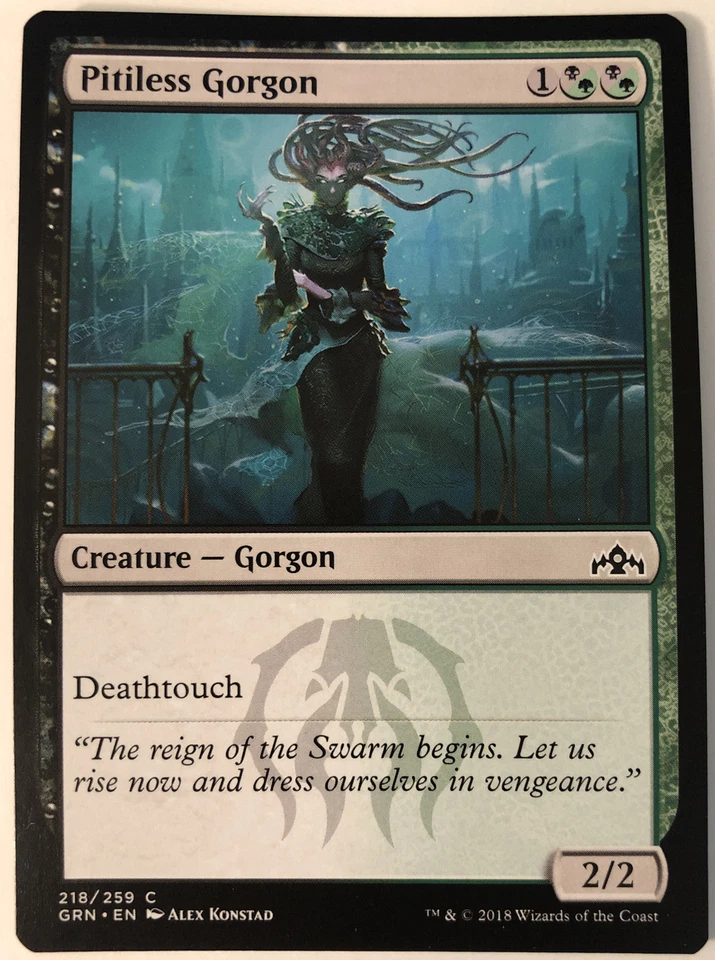 MTG Pitiless Gorgon Guilds of Ravnica 218/259 Regular Common - Image 1 of 1