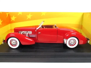ERTL - AMERICAN MUSCLE CLASSICS - 1937 CORD 812 CONVERTIBLE - 1/18 DIECAST - Picture 1 of 17